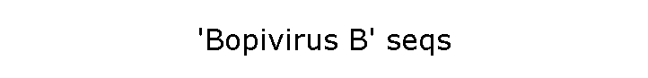 'Bopivirus B' seqs
