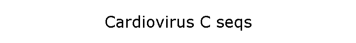 Cardiovirus C seqs