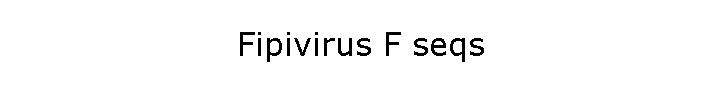 Fipivirus F seqs