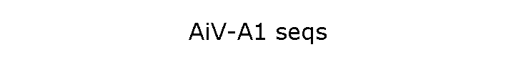 AiV-A1 seqs