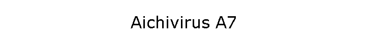 Aichivirus A7