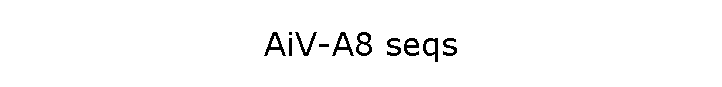 AiV-A8 seqs