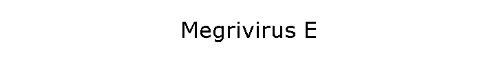 Megrivirus E