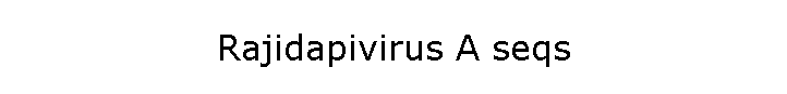 Rajidapivirus A seqs