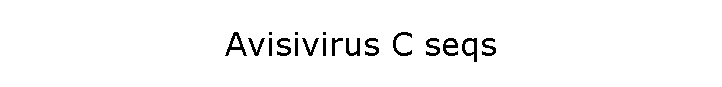 Avisivirus C seqs