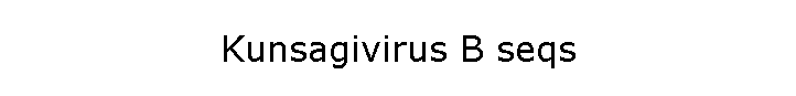 Kunsagivirus B seqs